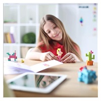 PIXIO Black & White Animals magnetická stavebnice