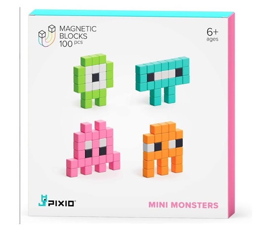 PIXIO Mini Monsters magnetická stavebnice