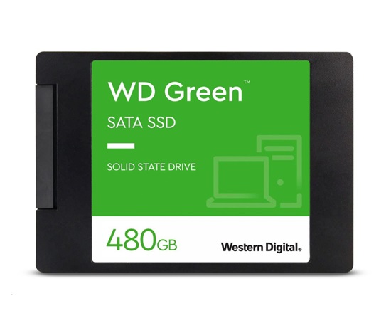WD GREEN SSD 3D NAND WDS480G3G0A 480GB SATA/600, (R:500, W:400MB/s), 2.5"