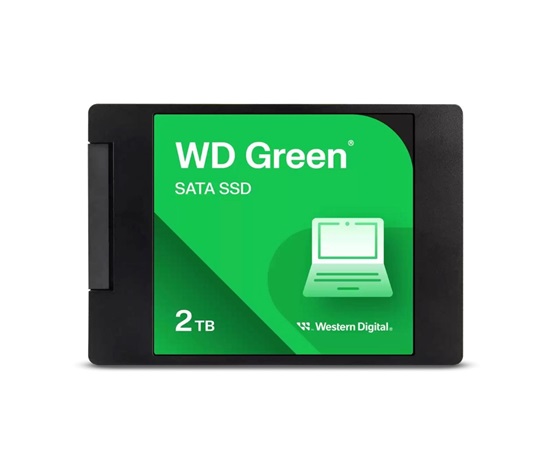 WD GREEN SSD 3D NAND WDS200T2G0A 2TB SATA/600, (R:500, W:400MB/s), 2.5"