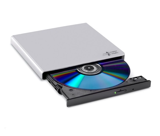 BAZAR - HITACHI LG - externí mechanika DVD-W/CD-RW/DVD±R/±RW/RAM GP57ES40, Slim, Silver, box+SW - Poškozený obal (Komple
