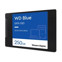 WD BLUE SSD 3D NAND WDS250G3B0A 250GB SA510 SATA/600, (R:555, W:440MB/s), 2.5"