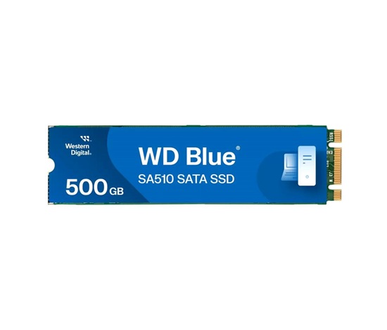 WD BLUE SSD 3D NAND WDS500G3B0B 500GB SA510 M.2 SATA, (R:560, W:510MB/s)