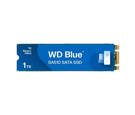 WD BLUE SSD 3D NAND WDS100T3B0B 1TB SA510 M.2 SATA, (R:560, W:520MB/s)