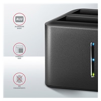 AXAGON ADSA-D25, USB 3.2 Gen 1 - 2x SATA 6G 2.5" SSD/HDD CLONE MINI dokovací stanice