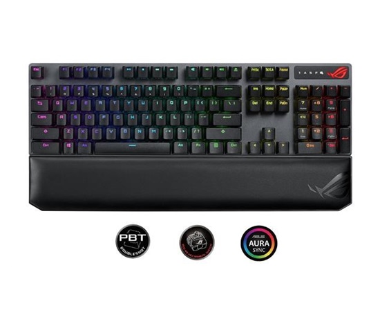 ASUS klávesnice ROG STRIX SCOPE NX WIRELESS DELUXE (ROG NX RED / PBT) - US