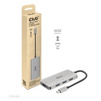 Club3D hub USB-C Gen2 na 10Gbps 4x USB Type-A Hub