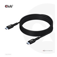 Club3D kabel USB-C, Oboustranný USB-IF Certifikovaný data kabel, Data 480Mb,PD 240W(48V/5A) EPR M/M 2m