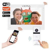 Veria SET Videotelefon  3001-W (Wi-Fi) bílý + vstupní stanice  301