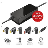 BAZAR - TRUST napájecí adaptér MAXO pro notebooky LENOVO 90W, vč. koncovek - Poškozený obal (Komplet)