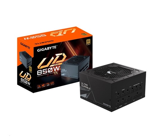 GIGABYTE zdroj UD850GM, 850W, 80+ Gold, 120mm fan