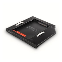 AXAGON RSS-CD09 rámeček pro 2.5" SSD/HDD do DVD slotu, 9.5 mm, LED, hliník