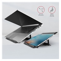 AXAGON STND-L, hliníkový stojan pro notebooky 10" - 16", 4 nastavitelné úhly