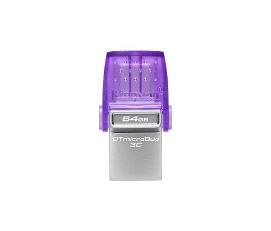 Kingston Flash Disk 64GB DataTraveler microDuo 3C 200MB/s dual USB-A + USB-C