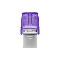 Kingston Flash Disk 256GB DataTraveler microDuo 3C 200MB/s dual USB-A + USB-C
