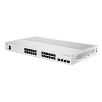 Cisco switch CBS250-24T-4X (24xGbE,4xSFP+,fanless) - REFRESH
