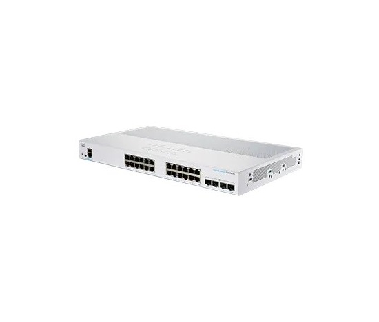 Cisco switch CBS250-24T-4X (24xGbE,4xSFP+,fanless) - REFRESH