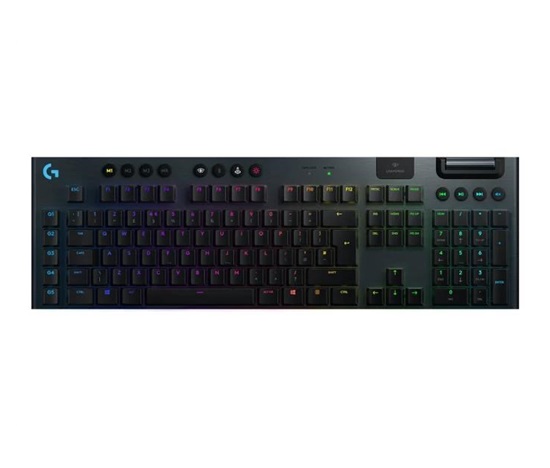 Logitech Mechanical Gaming Keyboard G915 LIGHTSPEED Wireless RGB - GL Tactile - CARBON - US INT'L - 2.4GHZ/BT