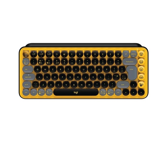 Logitech Wireless Mechanical Keyboard POP Keys With Emoji Keys - BLAST_YELLOW - US INT'L - INTNL