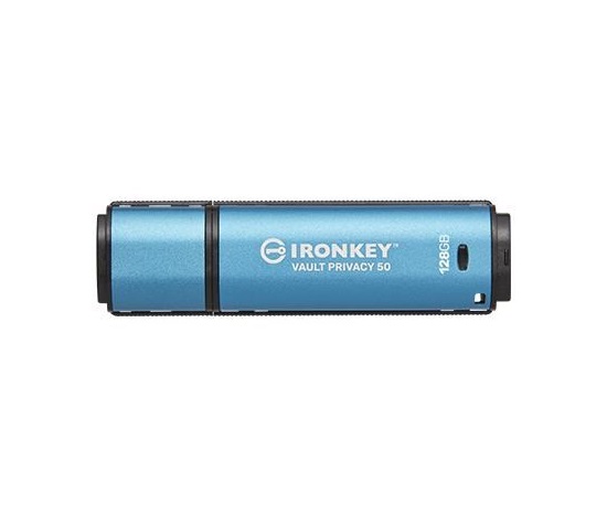 Kingston Flash Disk IronKey 128GB Vault Privacy 50 AES-256 Encrypted, FIPS 197