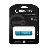 Kingston Flash Disk IronKey 256GB Vault Privacy 50 AES-256 Encrypted, FIPS 197