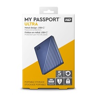 BAZAR - WD My Passport ULTRA 5TB Ext. 2.5" USB3.1 Blue USB-C