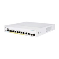 Cisco switch CBS250-8FP-E-2G (8xGbE,2xGbE/SFP combo,8xPoE+,120W,fanless) - REFRESH