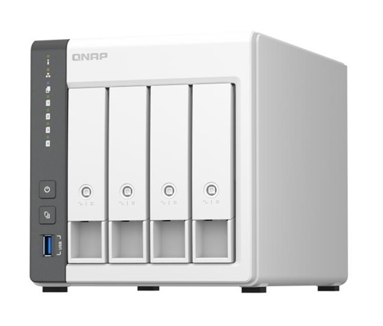 QNAP TS-433-4G (4C/ARM/2GHz/4GB RAM/4x3,5"SATA/1x 2.5GbE/1x GbE/3x USB)
