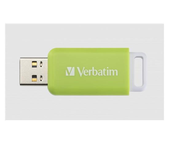 VERBATIM Flash Disk 32GB DataBar USB 2.0 Drive, zelená
