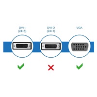 PremiumCord DVI adaptér DVI24+5M - VGA 15F
