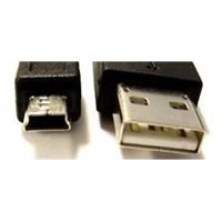 PremiumCord kabel USB 2.0, A-B mini, 5pinů, 0,5m