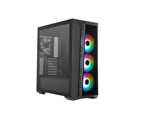 Cooler Master case MasterBox 520, ATX, bez zdroje, průhledná bočnice, černá