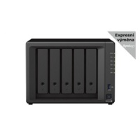 Synology DS1522+ DiskStation (2C/RyzenR1600/2,6-3,1GHz/8GBRAM/5xSATA/2xM.2/2xUSB3.2/2xeSATA/4xGbE/1xPCIe)