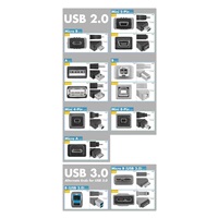 PremiumCord adaptér USB 3.1 konektor C - USB 3.0  A (M/F), OTG, bílá