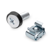 PremiumCord Sada montážní do racku ,4x šroub M6, 4x nut, 4x plastová podložka