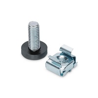 PremiumCord Sada montážní do racku ,4x šroub M6, 4x nut, 4x plastová podložka