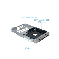 CHIEFTEC skříň mini ITX, BE-10B, Black, zdroj 300W 80+ Bronze