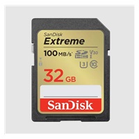 SanDisk SDHC karta 32GB Extreme (100 MB/s Class 10, UHS-I U3 V30)