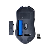 GEMBIRD myš MUSGW-6BL-01, herní, bezdrátová, RGB LED, 3200DPI, USB