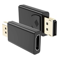 PremiumCord adaptér DisplayPort - HDMI, 4K@30Hz Male/Female, pozlacené konektory