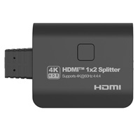 PremiumCord HDMI 2.0 Mini Splitter 1-2 Pigtail 4Kx2K@60Hz HDCP2.2 Downscaler