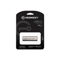 Kingston Flash Disk IronKey 64GB IKLP50 Locker+ 50 AES USB, w/256bit Encryption