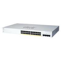 Cisco switch CBS220-24P-4X (24xGbE,4xSFP+,24xPoE+,195W) - REFRESH