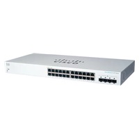 Cisco switch CBS220-24T-4G (24xGbE,4xSFP,fanless) - REFRESH