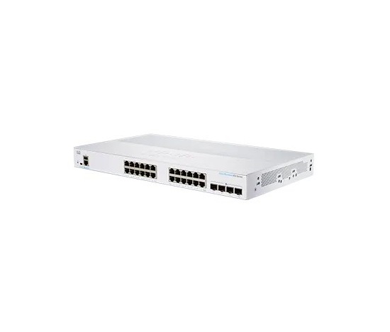 Cisco switch CBS350-24T-4G-EU (24xGbE,4xSFP,fanless) - REFRESH