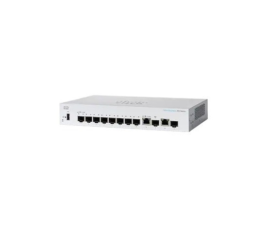 Cisco switch CBS350-8S-E-2G-UK (8xSFP, 2xGbE/SFP combo,fanless) - REFRESH