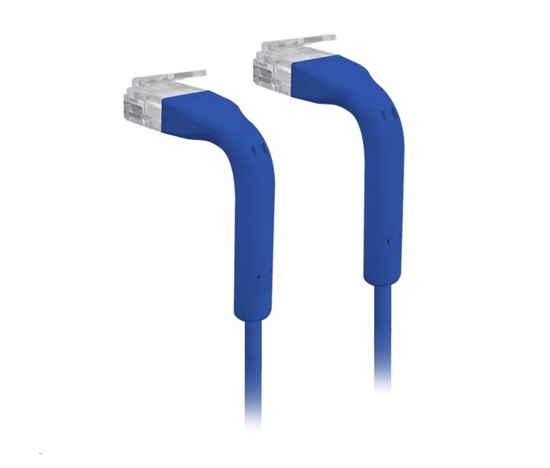UBNT UC-PATCH-RJ45-BL, UniFi Ethernet Patch Cable, 0,22m, Cat6, Blue