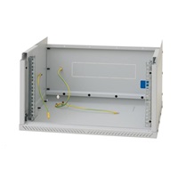 TRITON 19" jednodílný rozvaděč 6U/400mm, černý, rozložený flatpack