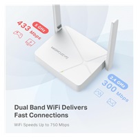 MERCUSYS MR20 WiFi5 router (AC750, 2,4GHz/5GHz,1x100Mb/s WAN, 2x100Mb/s LAN)