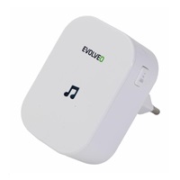 EVOLVEO Ringo DB2 - bezdrátový chytrý videozvonek + zvonek do zásuvky